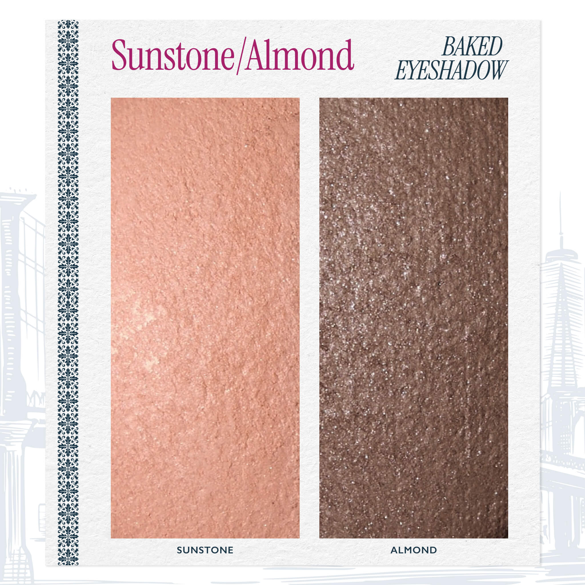 Baked Eyeshadow. Sunstone/Almond