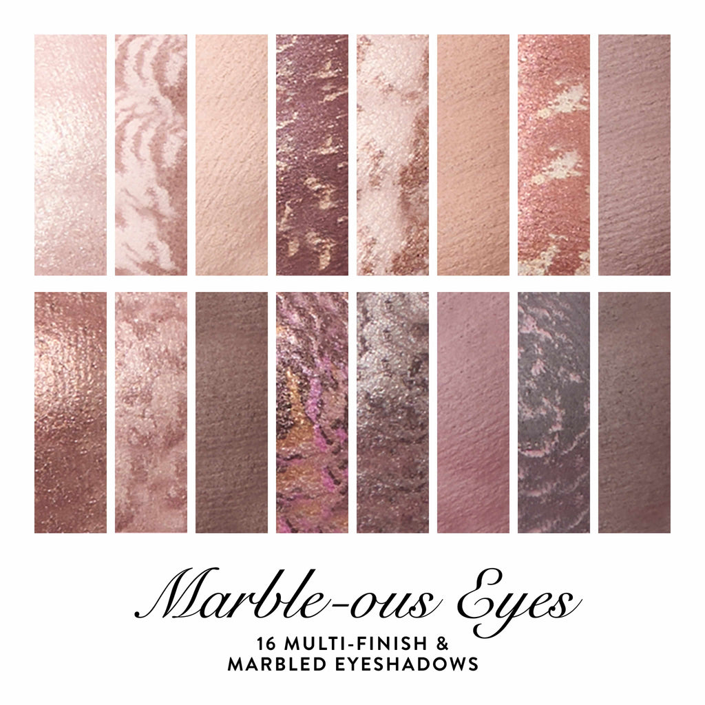 Draper James x Laura Geller  Marble-ous Eyes 16 Multi-Finish & Marbled Eyeshadows