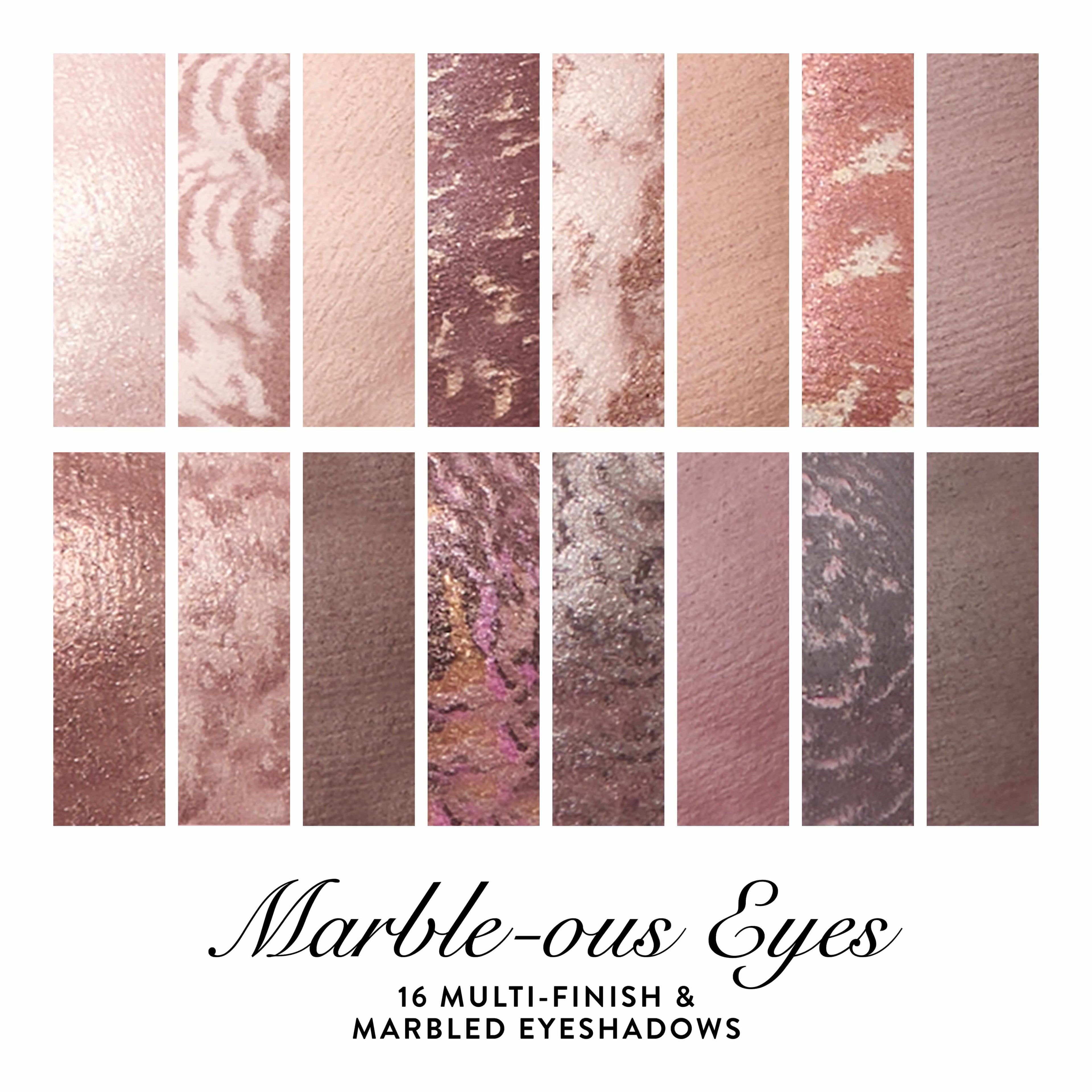 Draper James x Laura Geller  Marble-ous Eyes 16 Multi-Finish & Marbled Eyeshadows