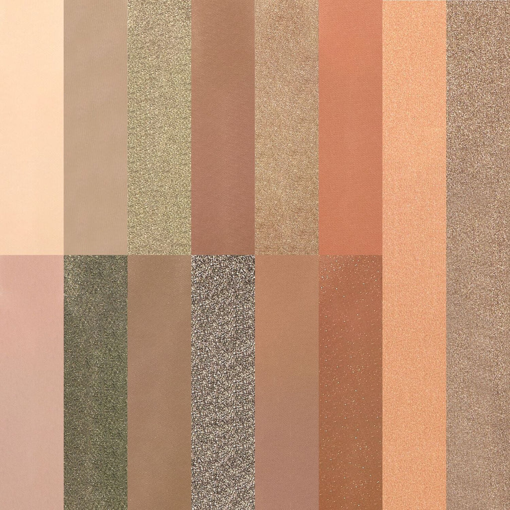 Laura's Essentials Artistic & Authentic 12 Multi-Finish Eyeshadows. 1 Highlighter. 1 Blush