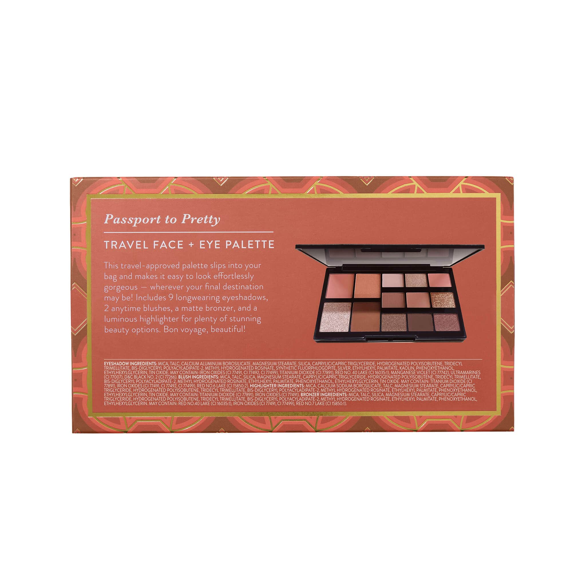 Passport to Pretty Travel Face + Eye Palette. The Wanderlust Collection